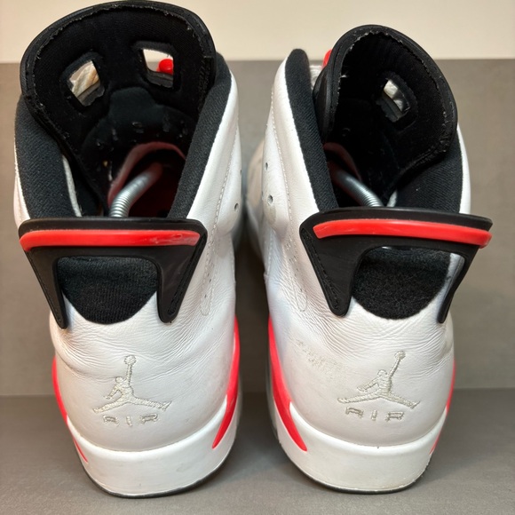 Jordan 6 Retro Shoes - Infrared White 2014 ; Mens 11.5 - Picture 5 of 8